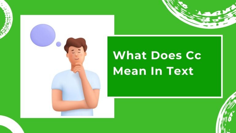 What Does Cc Mean In Text