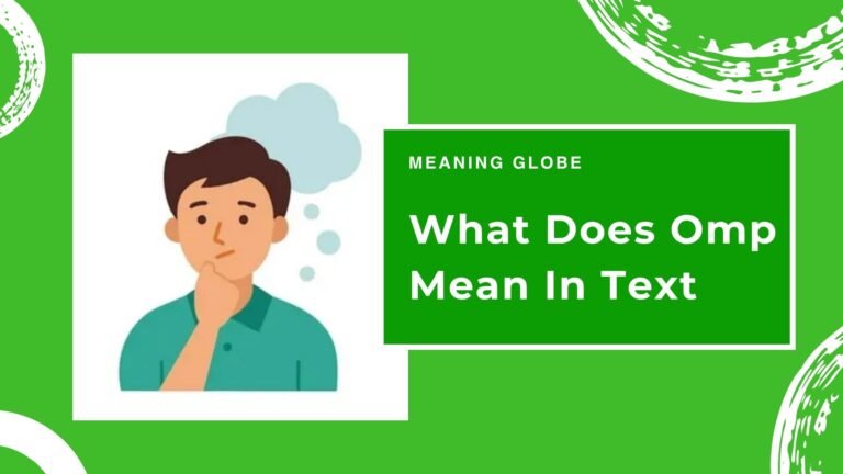 What Does Omp Mean In Text