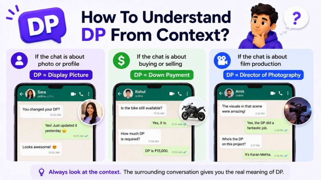 whatsapp dp meaning