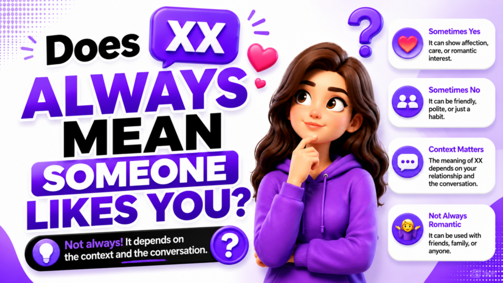 Does XX Always Mean Someone Likes You