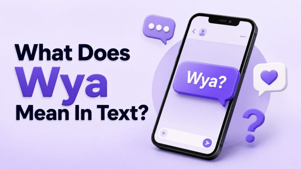 what does wya mean in slang