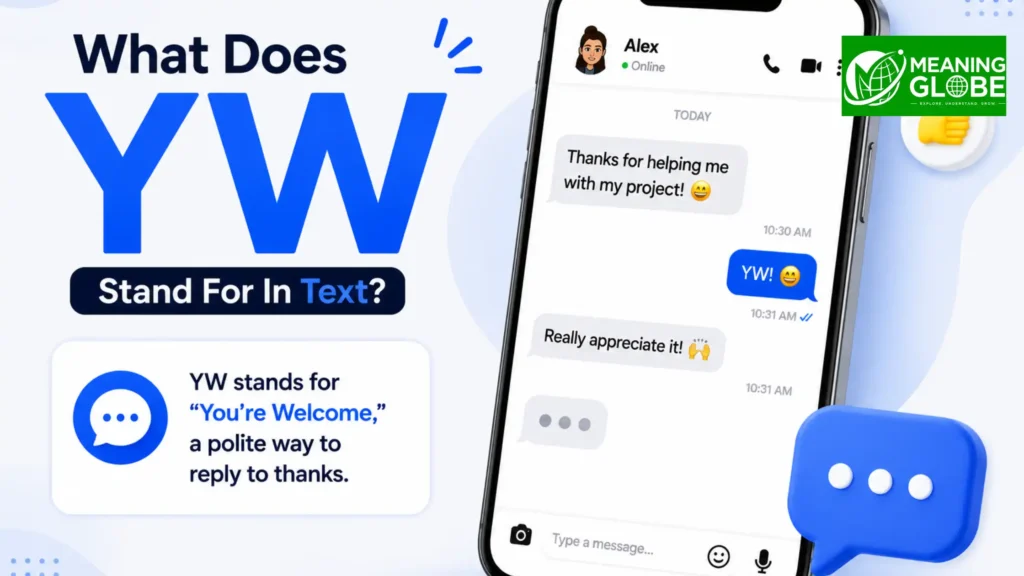 what does yw stand for in a text message