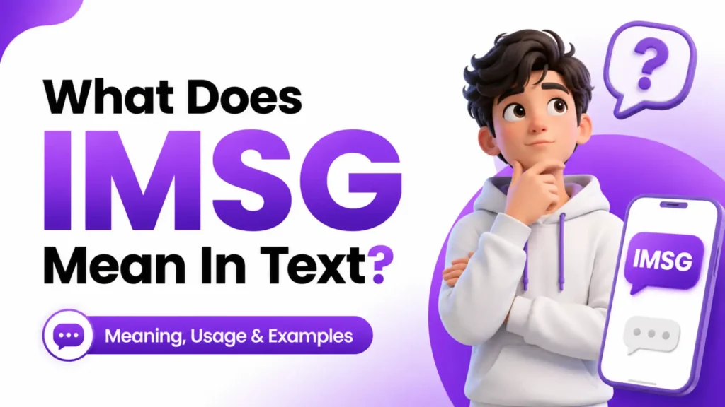 What does IMSG mean in texting