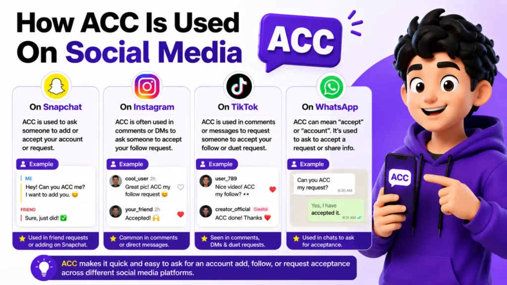 what do acc mean in text