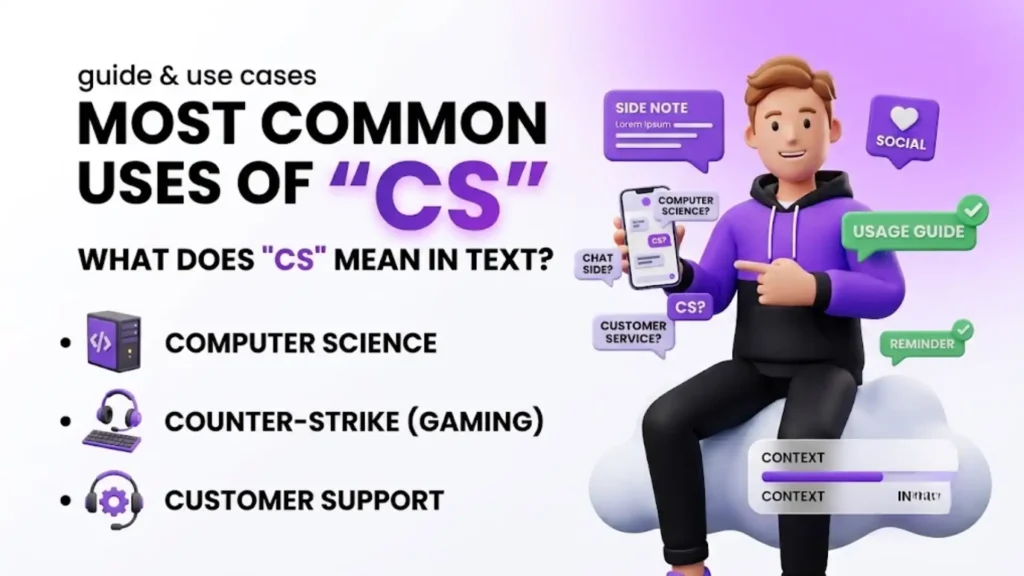 what does cs mean in texting