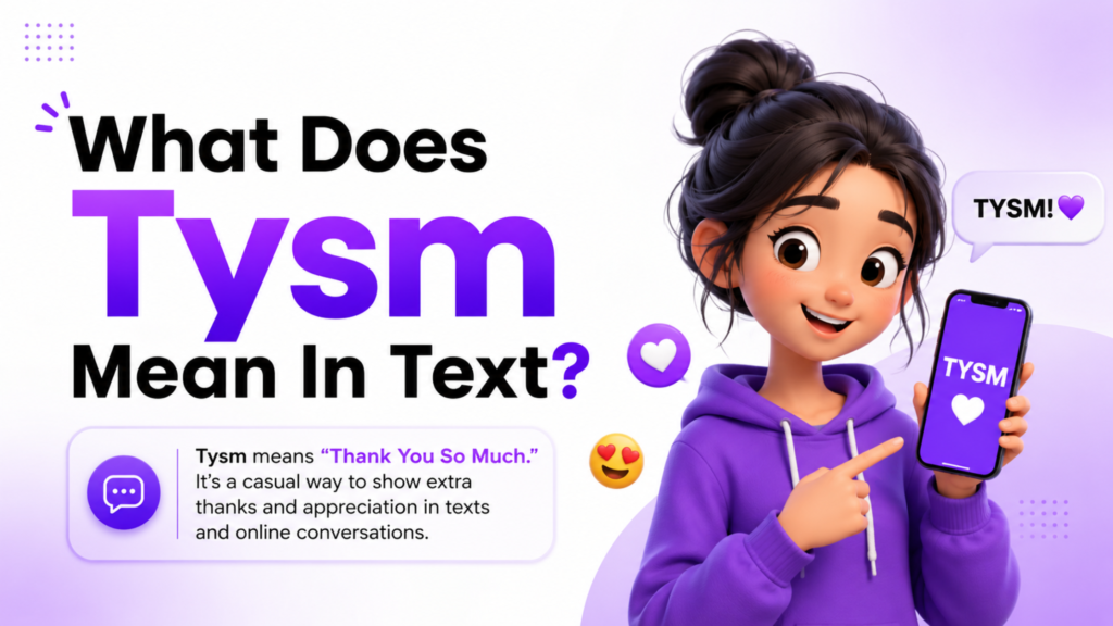 what does tysm mean
