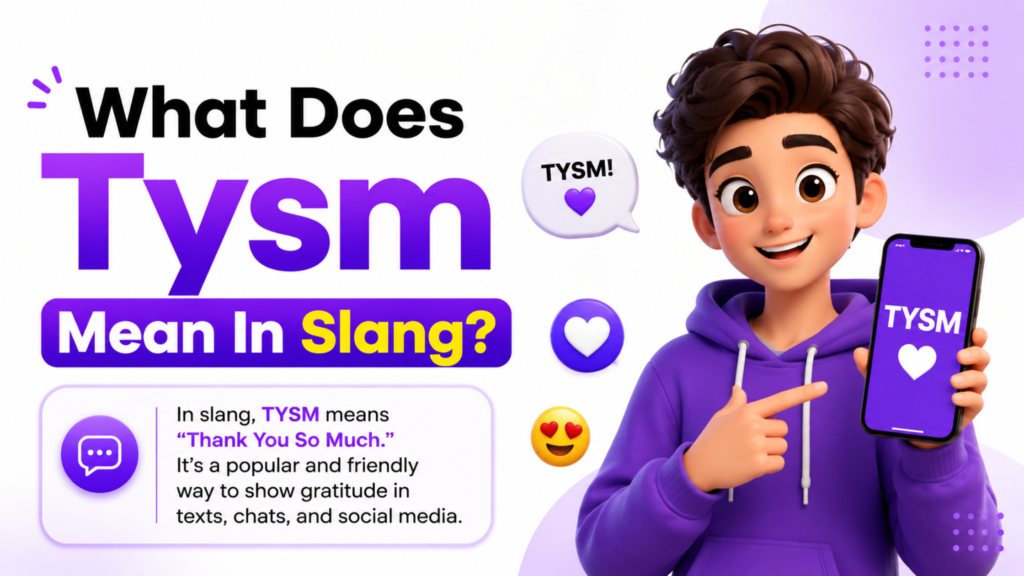 what does tysm mean on tiktok