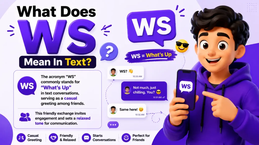 what does ws mean in slang