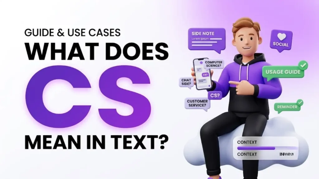 what dose cs mean