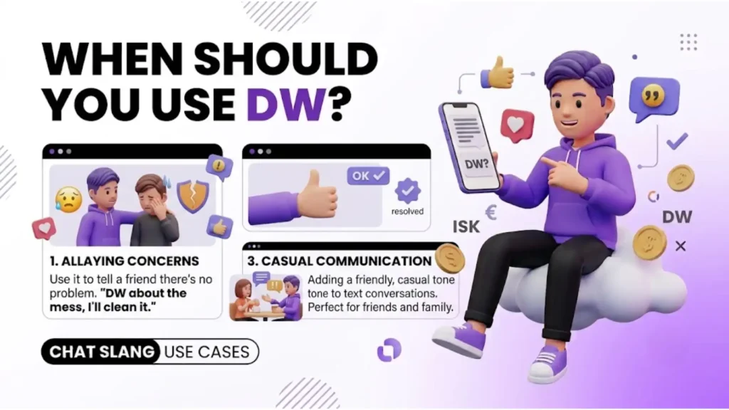 what is dw in text